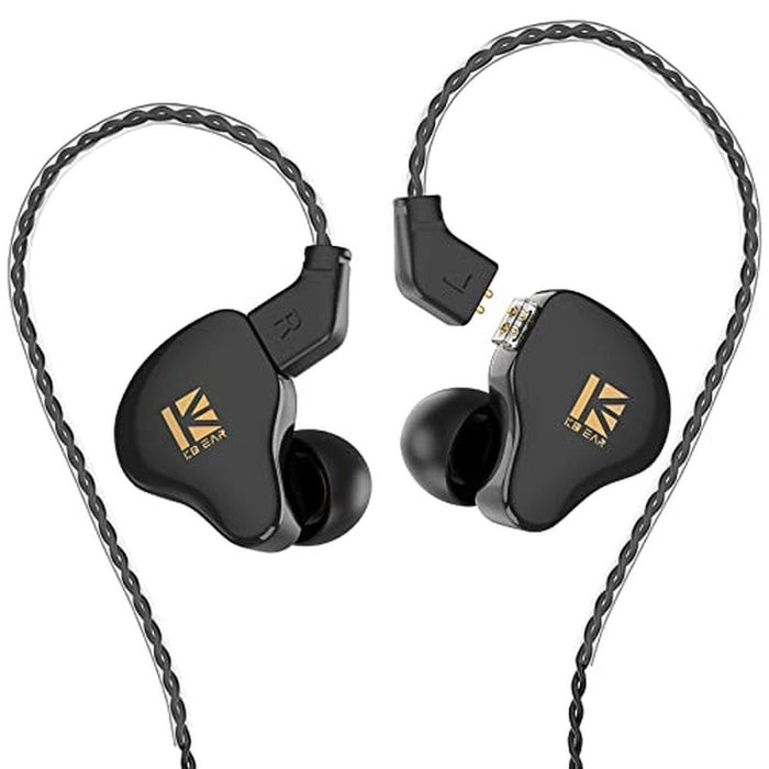 Cable Earphones: YINYOO KBEAR Flash 2M High-Res Balanced – Front View