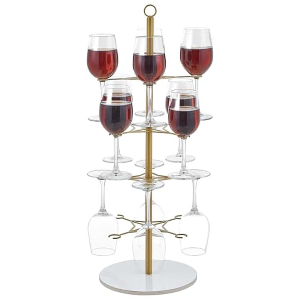 Champagne Tower: Yixwzas Cocktail Tree Stand Wine Glass – Front View
