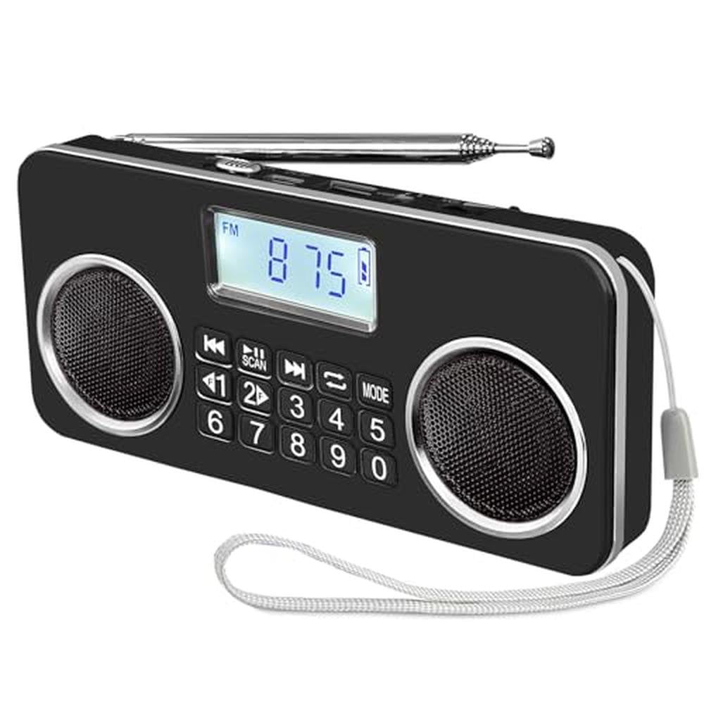 YF33 Portable FM Radio: YOFITS YF33 Bluetooth MP3 Player – Front View