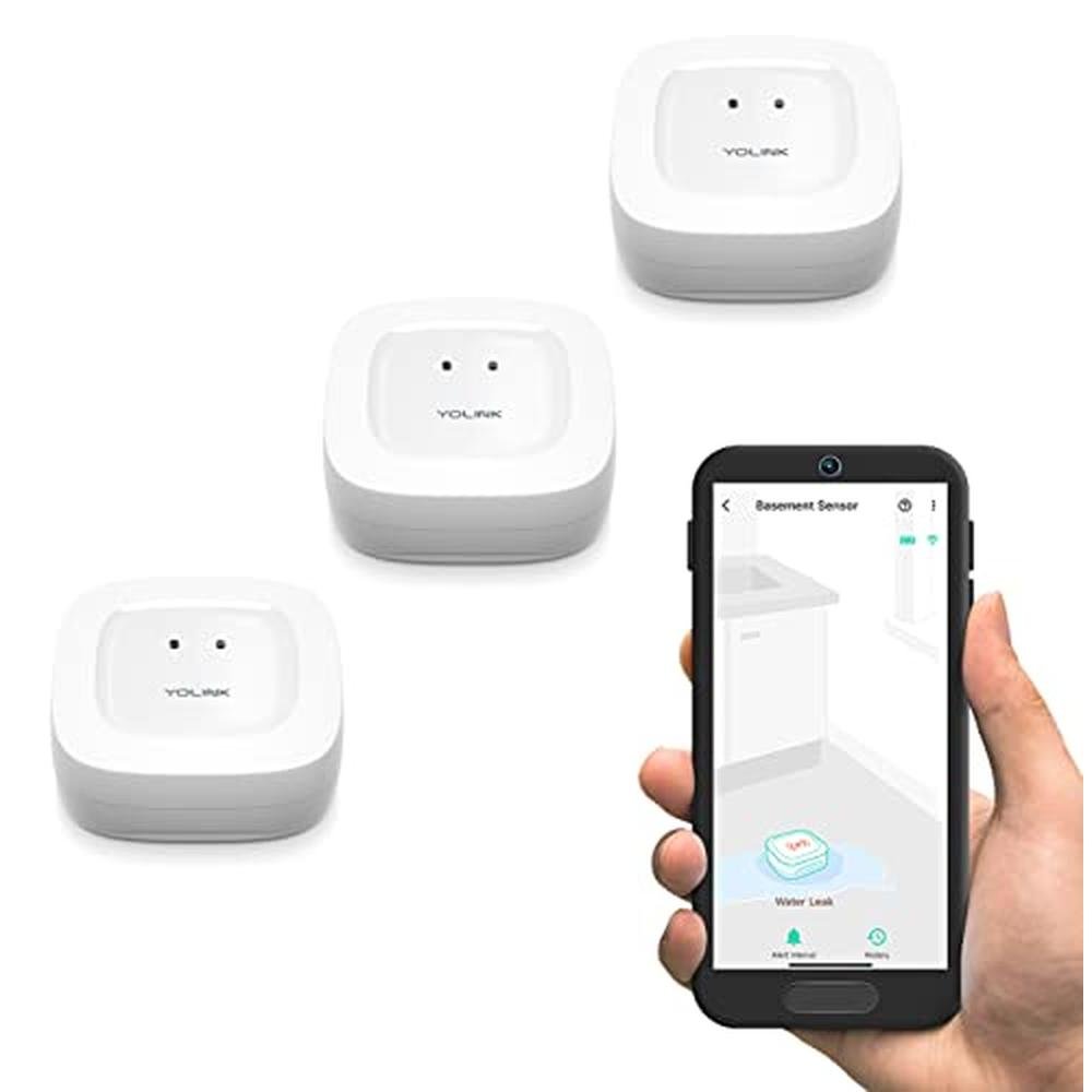YoLink Water Leak Sensor 3-Pack – Front View