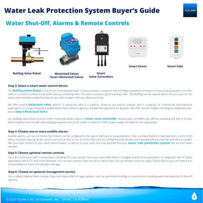 YoLink Water Leak Sensor 3-Pack – Packaging
