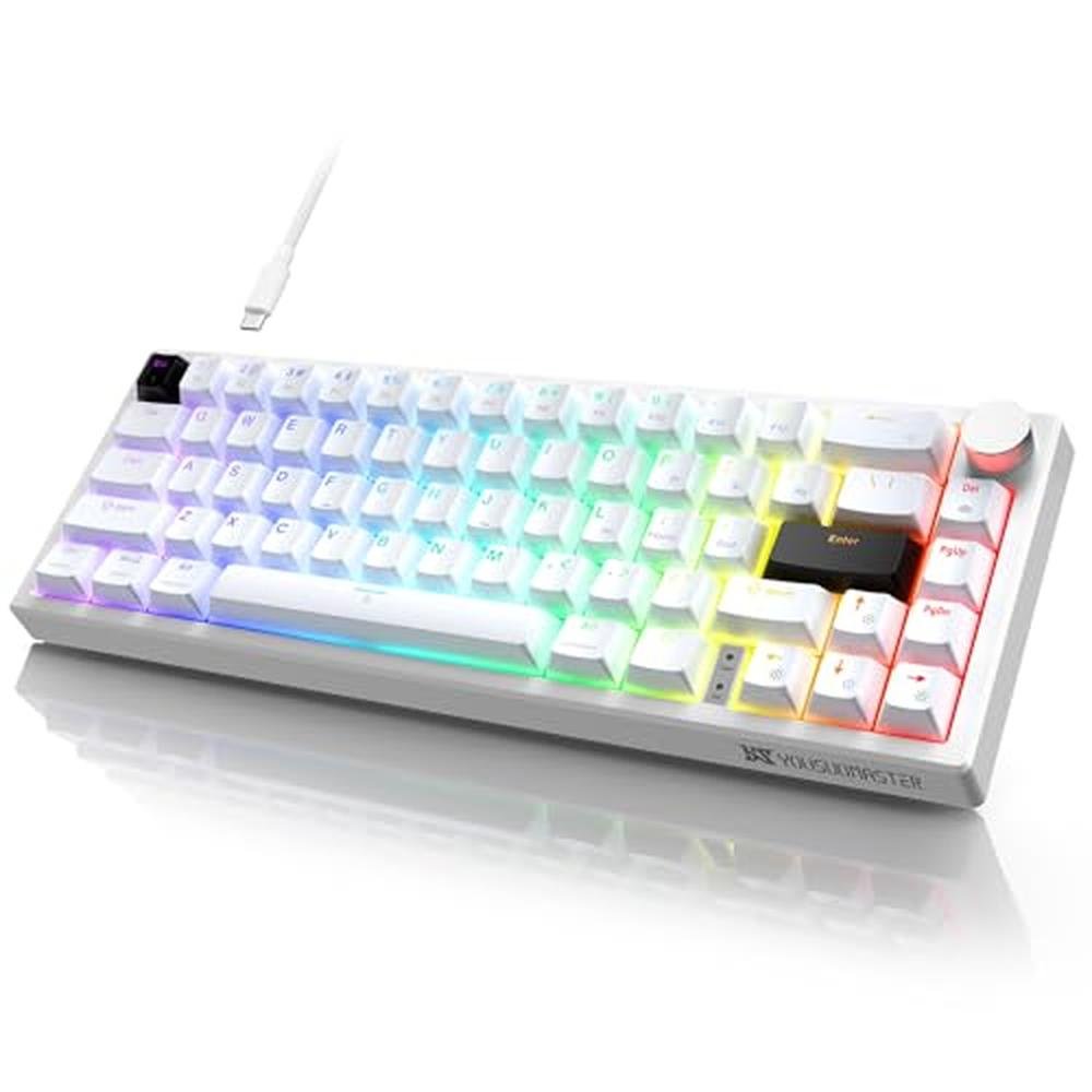 Gaming Keyboard: YOUSUOMASTER X82 60% Mechanical Keyboard – Front View