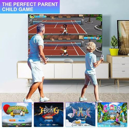 Game Console: YRPRSODF TV Game Console Built-in 100+ Games – Side View