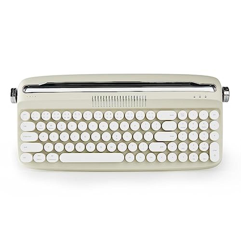 Yunzii Upgraded Wireless Typewriter Keyboard – Front View