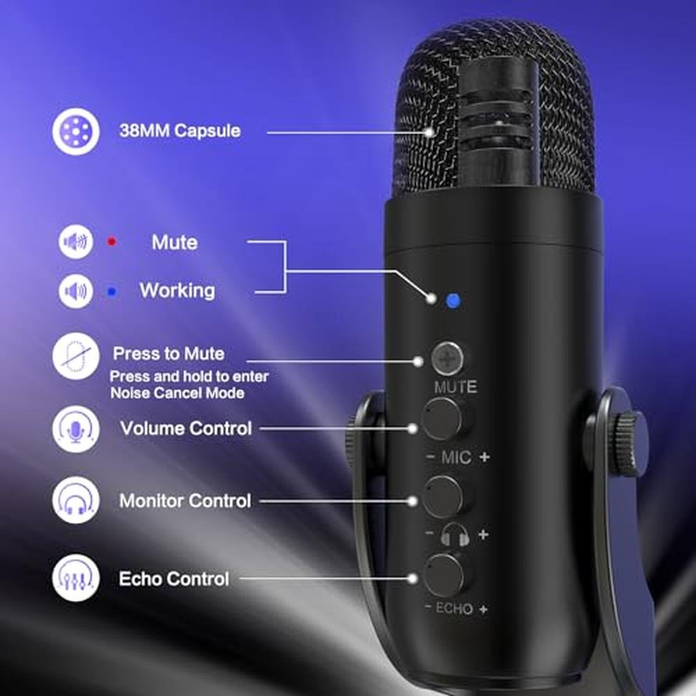 ZealSound Podcast Microphone for PC – In Use