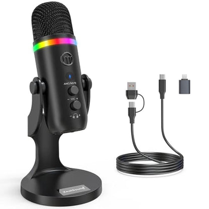 ZealSound Podcast Microphone for PC – Front View