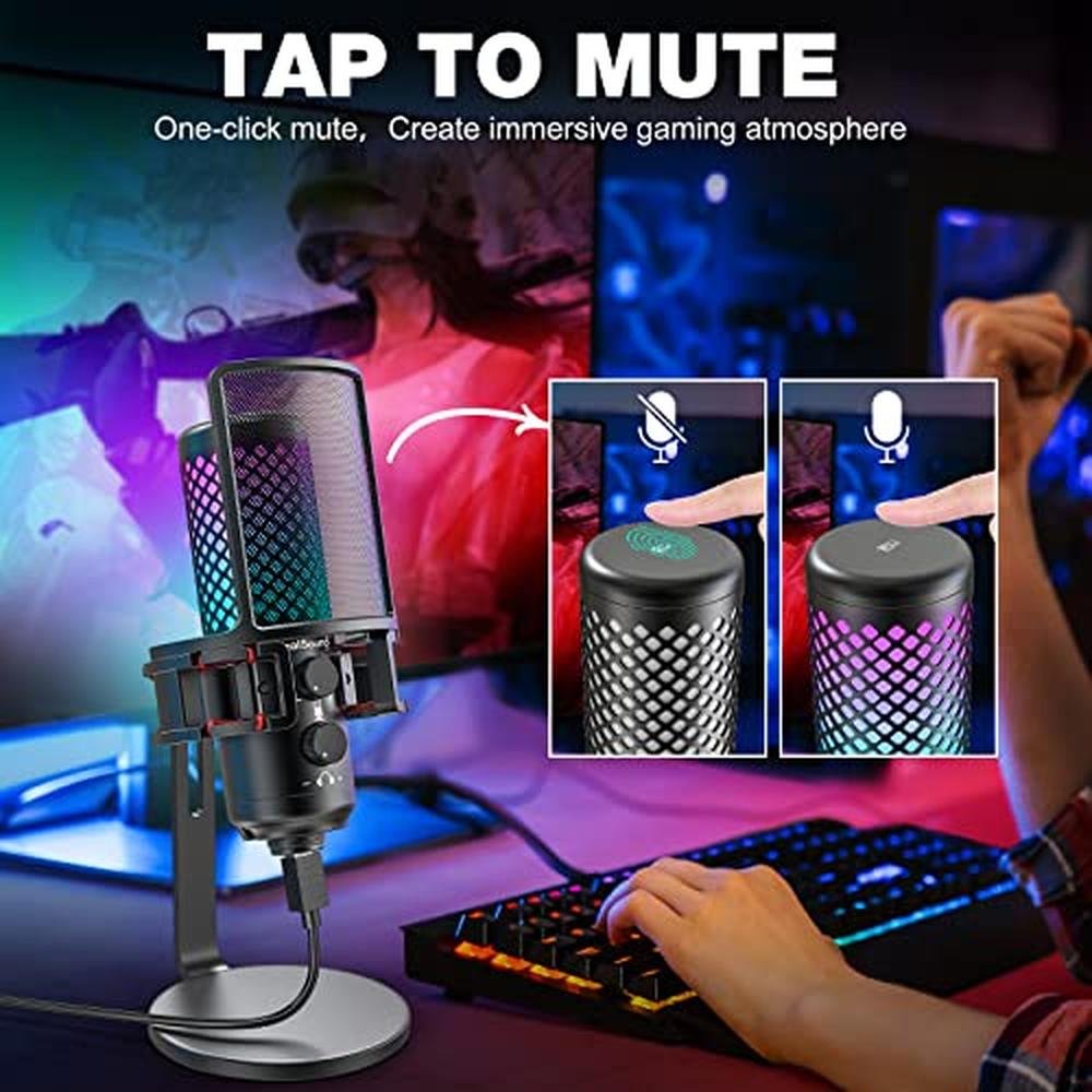 Microphone ZealSound: ZealSound USB Microphone RGB Gaming – Packaging