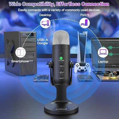 Wireless Microphone: ZealSound K66DG Noise Cancellation – Side View