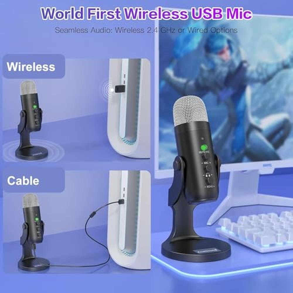Wireless Microphone: ZealSound K66DG Noise Cancellation – Close-up Detail