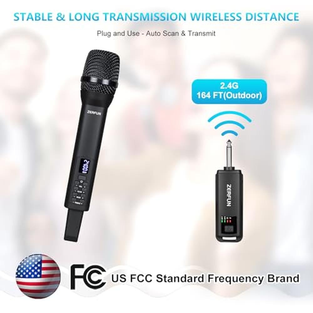 Zerfun Rechargeable Wireless Microphone – Close-up Detail