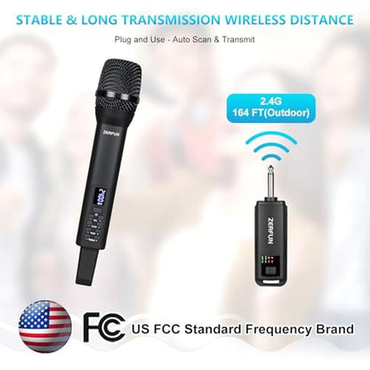 Zerfun Rechargeable Wireless Microphone – Close-up Detail