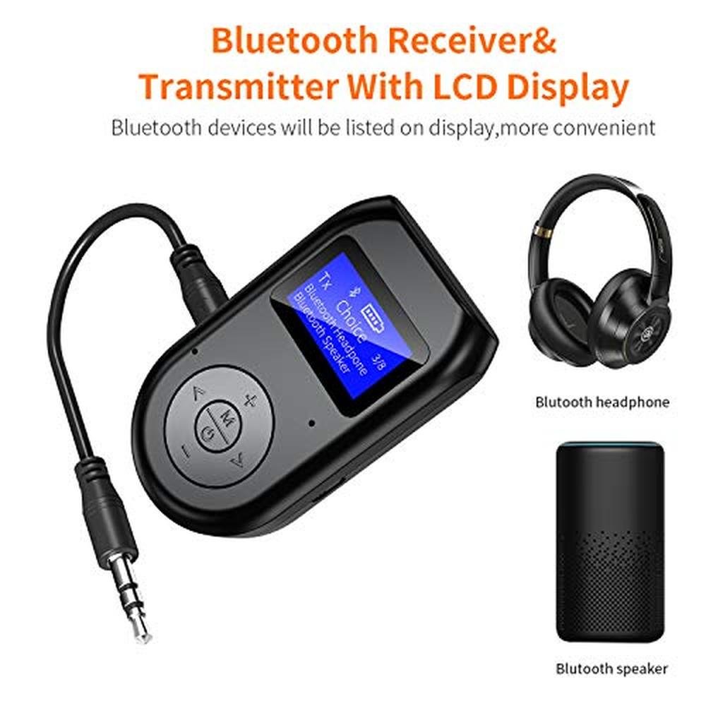 Bluetooth Adapter: Ziidoo 4-in-1 Wireless Bluetooth 5.0 – Side View