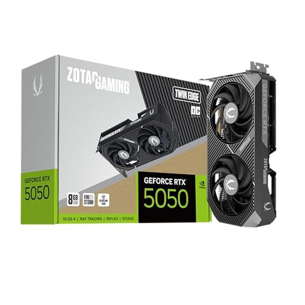 Gaming Zotac: Zotac Gaming GeForce RTX 5050 Twin Edge OC – Front View