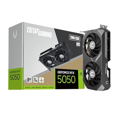 Gaming Zotac: Zotac Gaming GeForce RTX 5050 Twin Edge OC – Front View