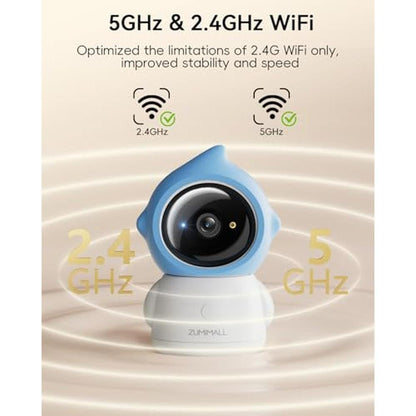 Pet Camera: ZUMIMALL Indoor 5G 2.4G WiFi Camera for Dog Cat – Packaging