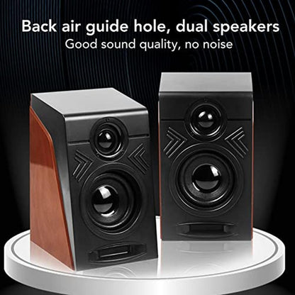Computer Speakers: Zunate USB 2.0 Deep Bass Adjustable – In Use