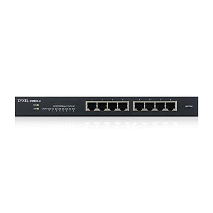 Zyxel Port: Zyxel GS1900-8 8-Port Gigabit Ethernet Switch – Side View