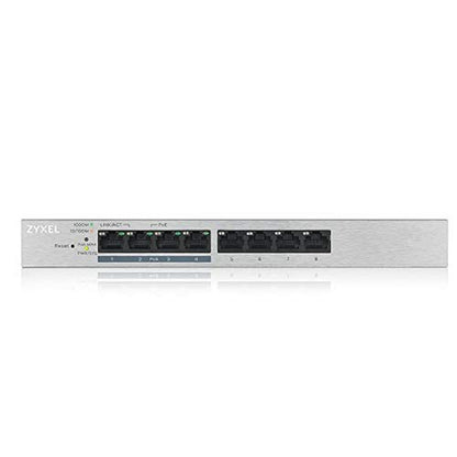 Ethernet PoE: Zyxel GS1200-8HPv2 8-Port Gigabit Ethernet – Side View