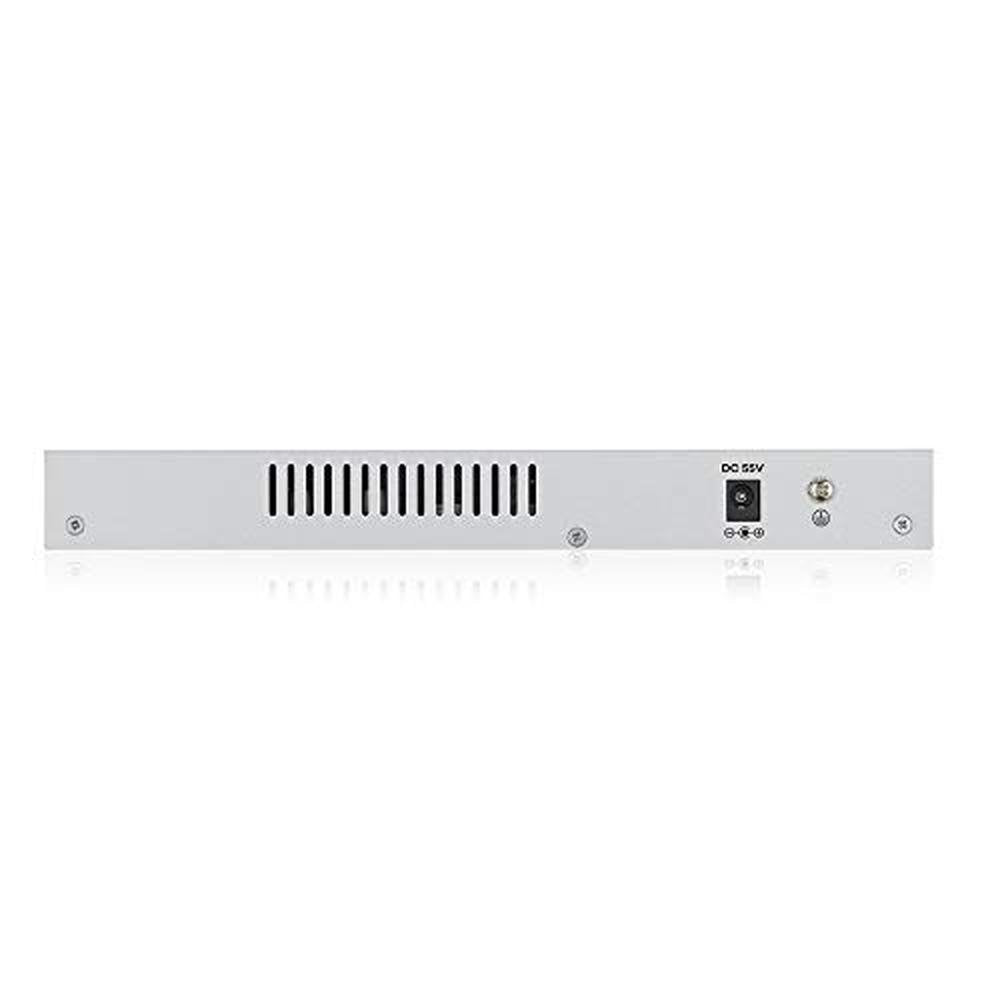 Ethernet PoE: Zyxel GS1200-8HPv2 8-Port Gigabit Ethernet – Close-up Detail