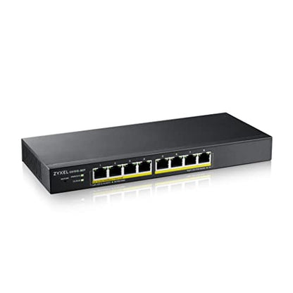 Poe Zyxel: Zyxel GS1915-8EP 8-Port Poe Gbe Switch Smart – Front View