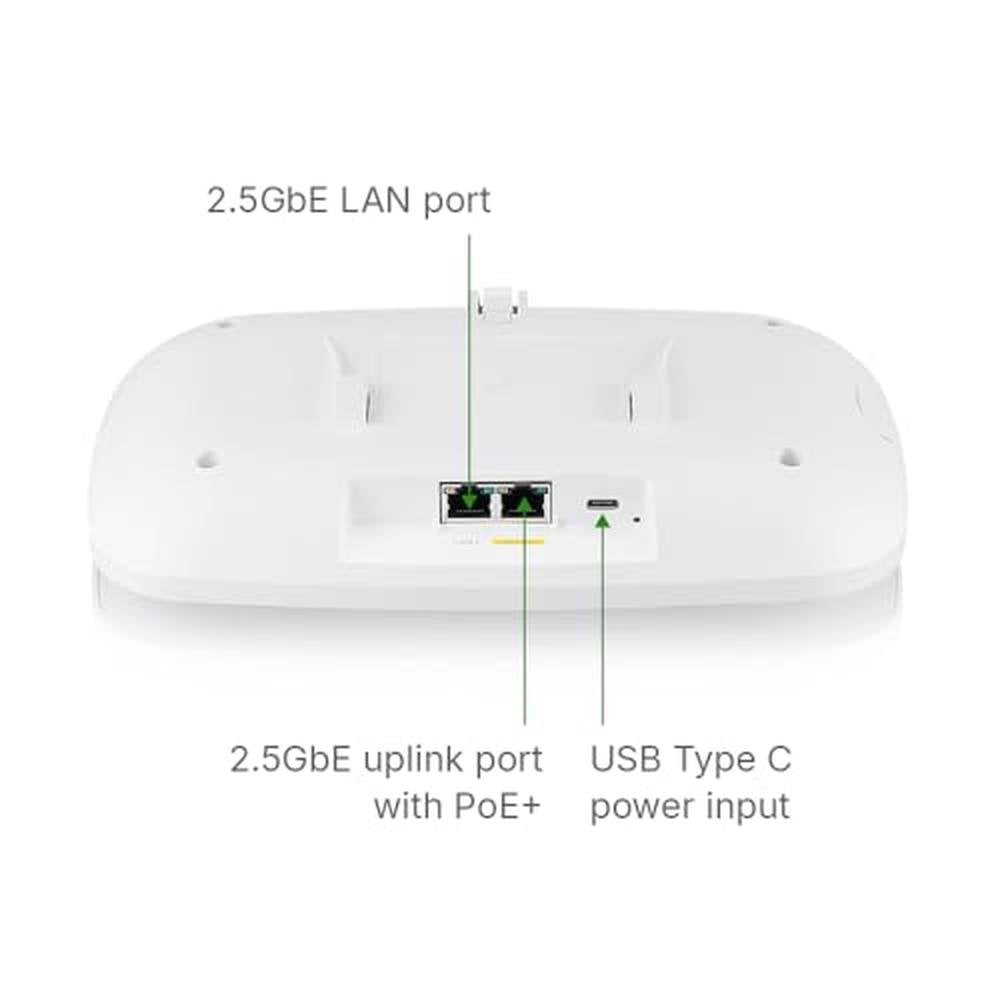 Zyxel WiFi 7 BE11000 Access Point – Close-up Detail