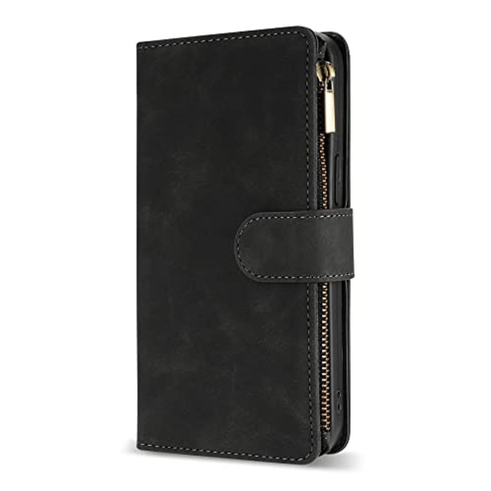iPhone Plus Case: ZZXX iPhone 14 Plus Wallet Case with RFID – Close-up Detail