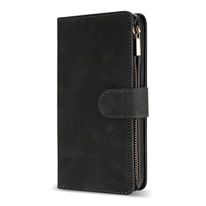 iPhone Plus Case: ZZXX iPhone 14 Plus Wallet Case with RFID – Close-up Detail