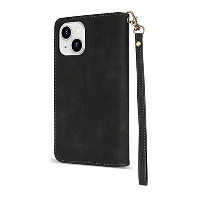 iPhone Plus Case: ZZXX iPhone 14 Plus Wallet Case with RFID – In Use